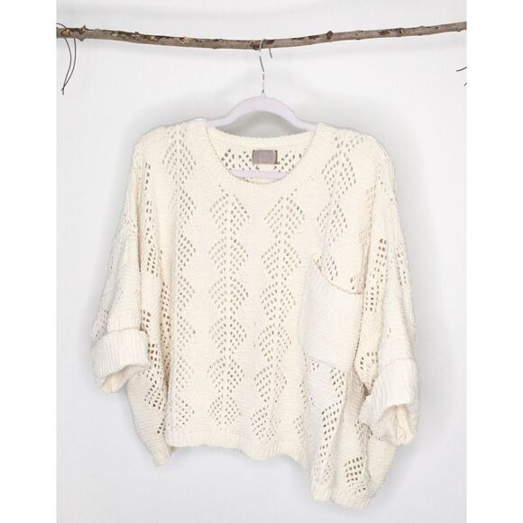 𝅺CREAM chenille Sweater - Picture 6 of 8